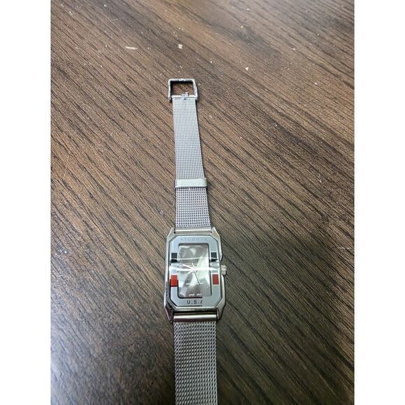 Tommy Hilfiger Tank Watch Women 21mm Silver Tone - Picture 16 of 16